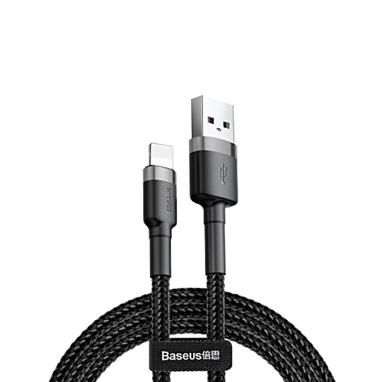BASEUS USB LIGHTNING black laidas CALKLF-CG1 2m.