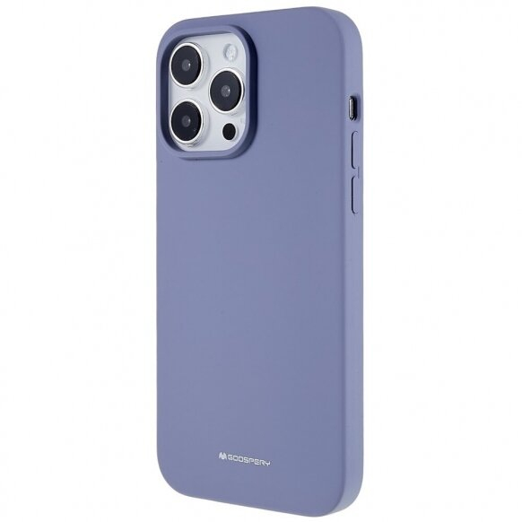 iPhone 15 PRO grey blue MERCURY SILICONE nugarėlė 4