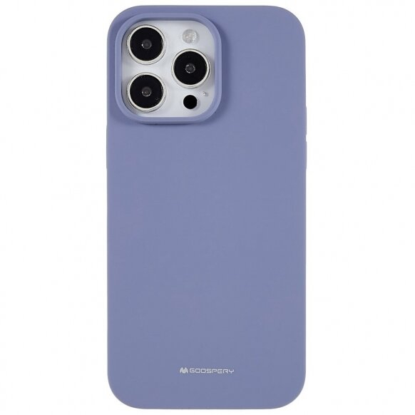 iPhone 15 PRO grey blue MERCURY SILICONE nugarėlė