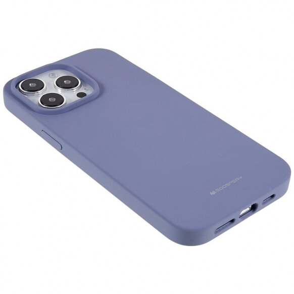 iPhone 15 PRO MAX grey blue MERCURY SILICONE nugarėlė 4