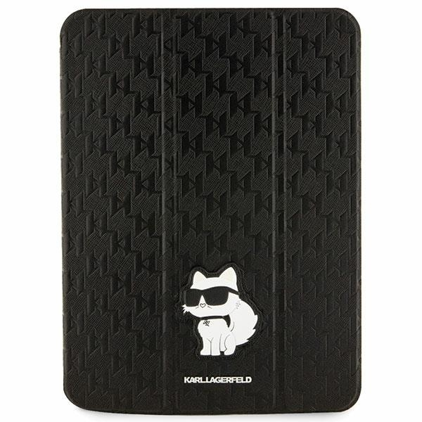 iPad 2025 (11th gen) / iPad 10.9 2022 (10th gen) black Saffiano Monogram Choupette KARL LAGERFELD dėklas