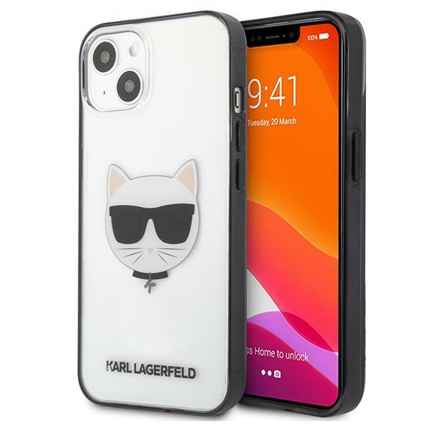 iPhone 13 MINI Transparent KARL LAGERFELD Choupette nugarėlė