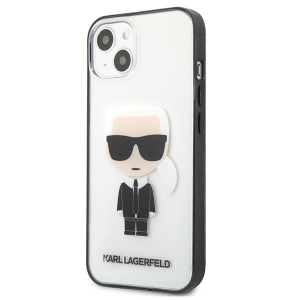 iPhone 13 skaidri-juoda KARL LAGERFELD nugarėlė KLHCP13MHIKCK 1
