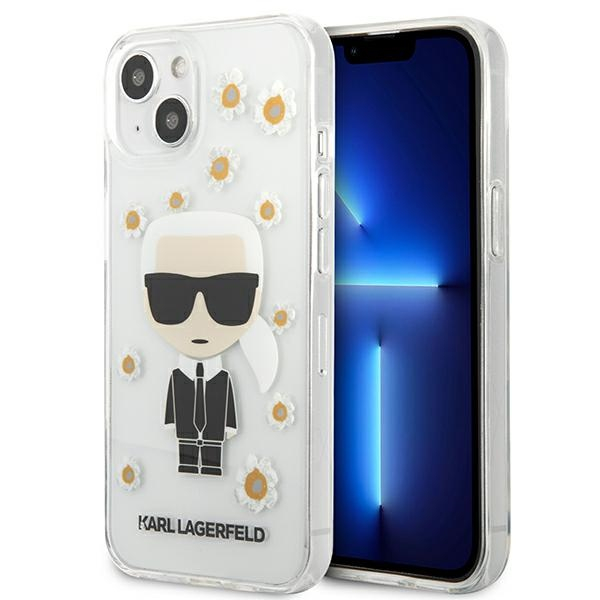 iPhone 13 skaidri KARL LAGERFELD nugarėlė KLHCP13MHFLT