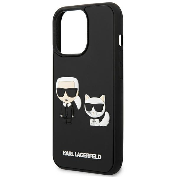 iPhone 13 PRO juoda KARL LAGERFELD nugarėlė KLHCP13L3DRKCK 5