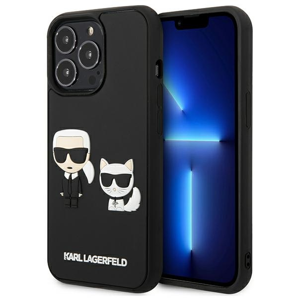 iPhone 13 PRO juoda KARL LAGERFELD nugarėlė KLHCP13L3DRKCK