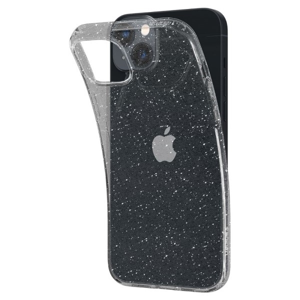 iPhone 14 PLUS skaidri SPIGEN CRYSTAL GLITTER nugarėlė 4