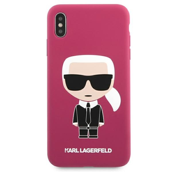 iPhone XS MAX tamsiai rožinė KARL LAGERFELD nugarėlė KLHCI65SLFKFU 4 iPhone XS MAX tamsiai rožinė KARL LAGERFELD nugarėlė KLHCI65SLFKFU 4