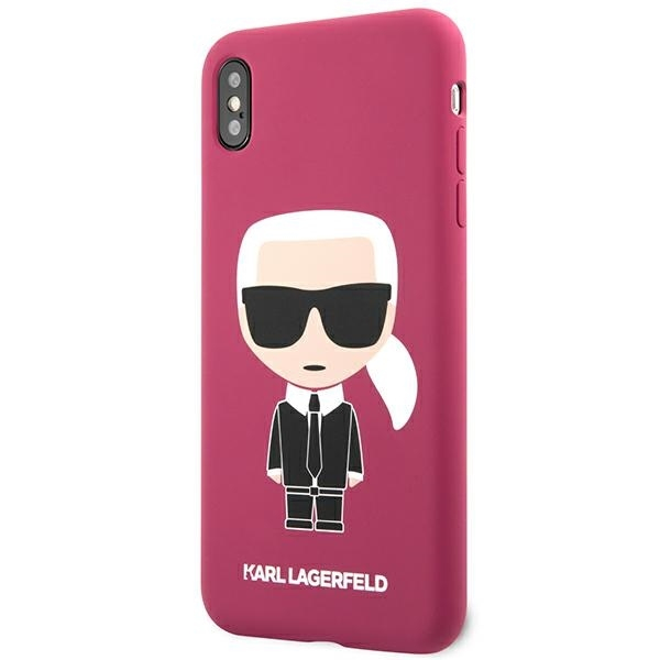 iPhone X/XS tamsiai rožinė KARL LAGERFELD nugarėlė KLHCPXSLFKFU 1 iPhone X/XS tamsiai rožinė KARL LAGERFELD nugarėlė KLHCPXSLFKFU 1