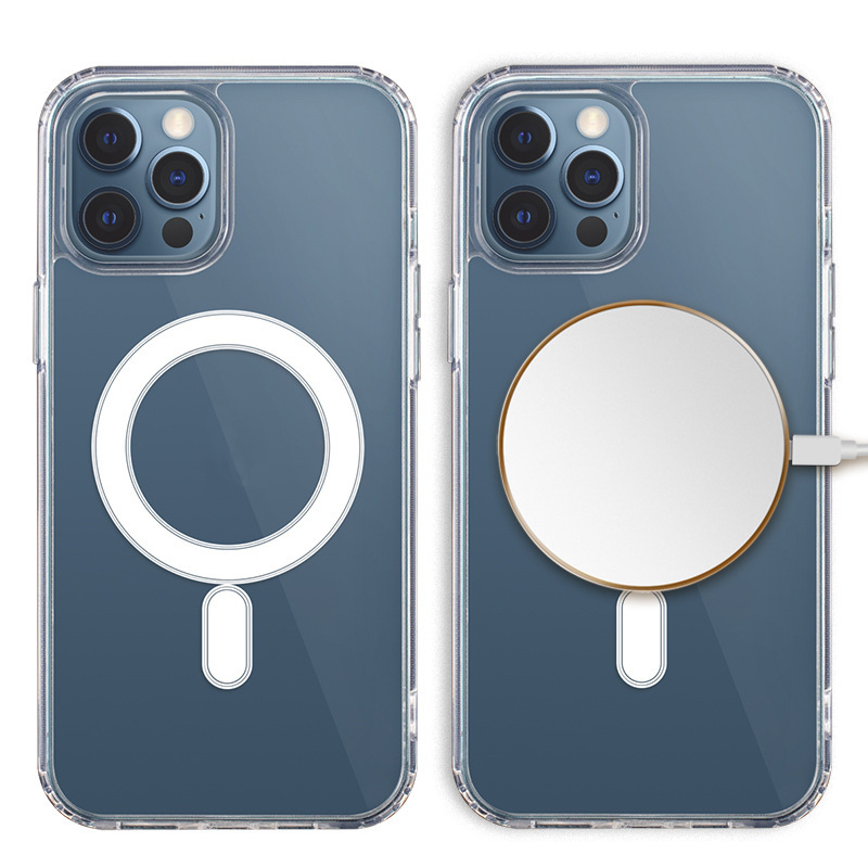 iPhone 12/12 PRO clear Anti Shock MagSafe nugarėlė 4