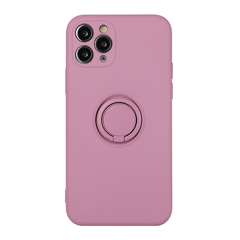iPhone X/XS violetinė VENNUS SILICONE RING nugarėlė 2