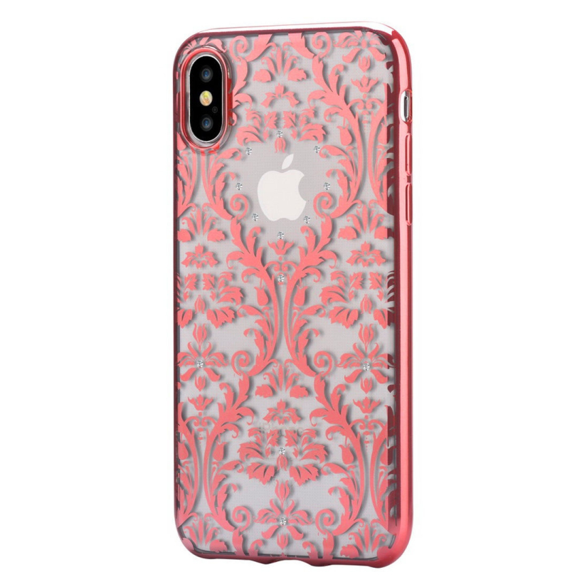 iPhone X/XS rausva BAROQUE DEVIA nugarėlė