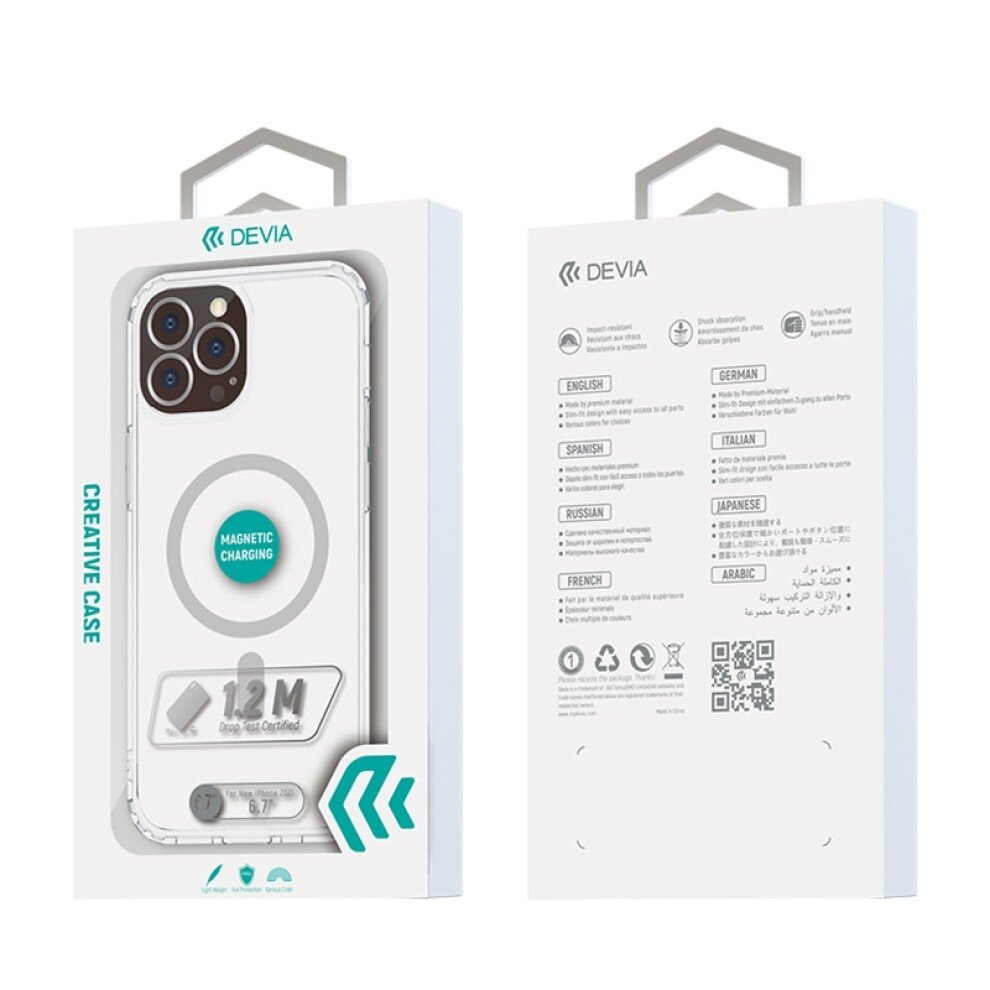 iPhone 14 PRO MAX skaidri PURE CLEAR MAGNETIC Devia nugarėlė 3