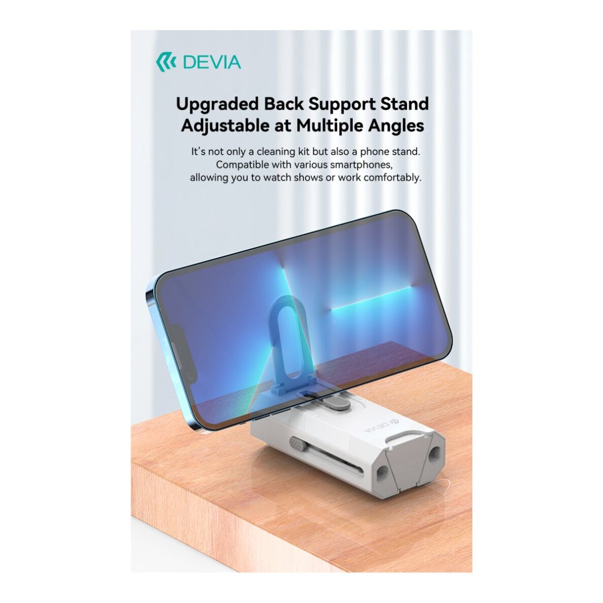 Įrankis mob. prietaisų valymui 8 in 1 DEVIA 6 Įrankis mob. prietaisų valymui 8 in 1 DEVIA 6