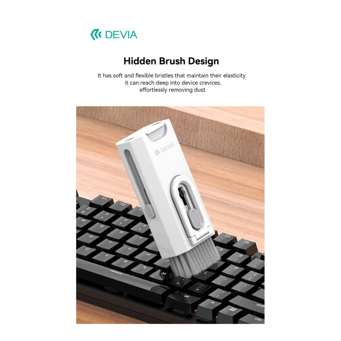 Įrankis mob. prietaisų valymui 8 in 1 DEVIA 7 Įrankis mob. prietaisų valymui 8 in 1 DEVIA 7