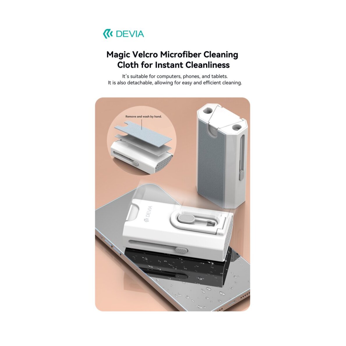 Įrankis mob. prietaisų valymui 8 in 1 DEVIA 10 Įrankis mob. prietaisų valymui 8 in 1 DEVIA 10