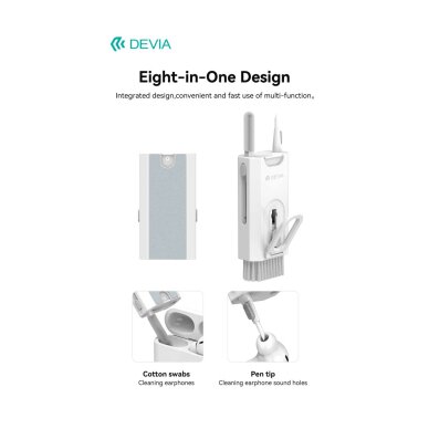 Įrankis mob. prietaisų valymui 8 in 1 DEVIA 3 Įrankis mob. prietaisų valymui 8 in 1 DEVIA 3