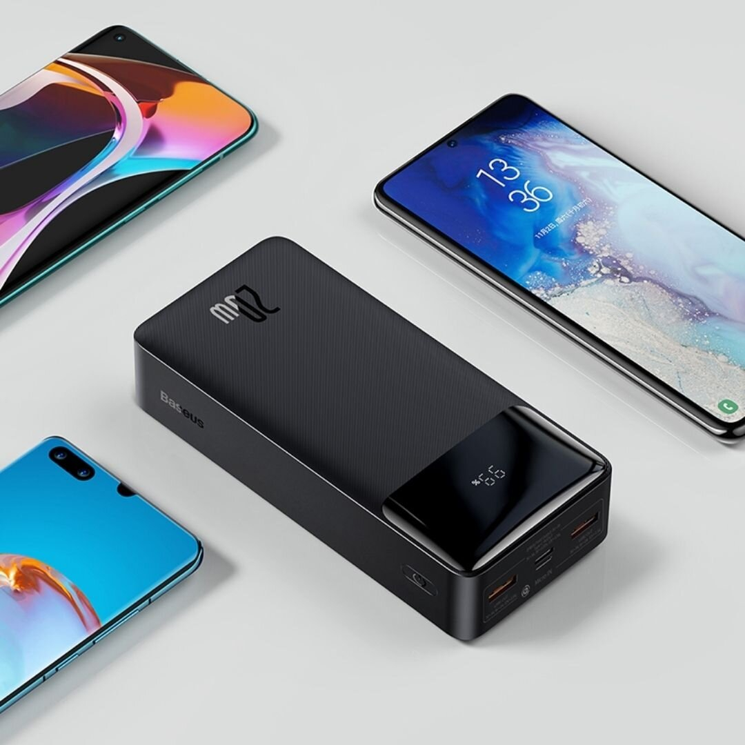 Išorinė baterija Bipow LiPo Baseus black 30000mAh 20W PPBD050401 5 Išorinė baterija Bipow LiPo Baseus black 30000mAh 20W PPBD050401 5