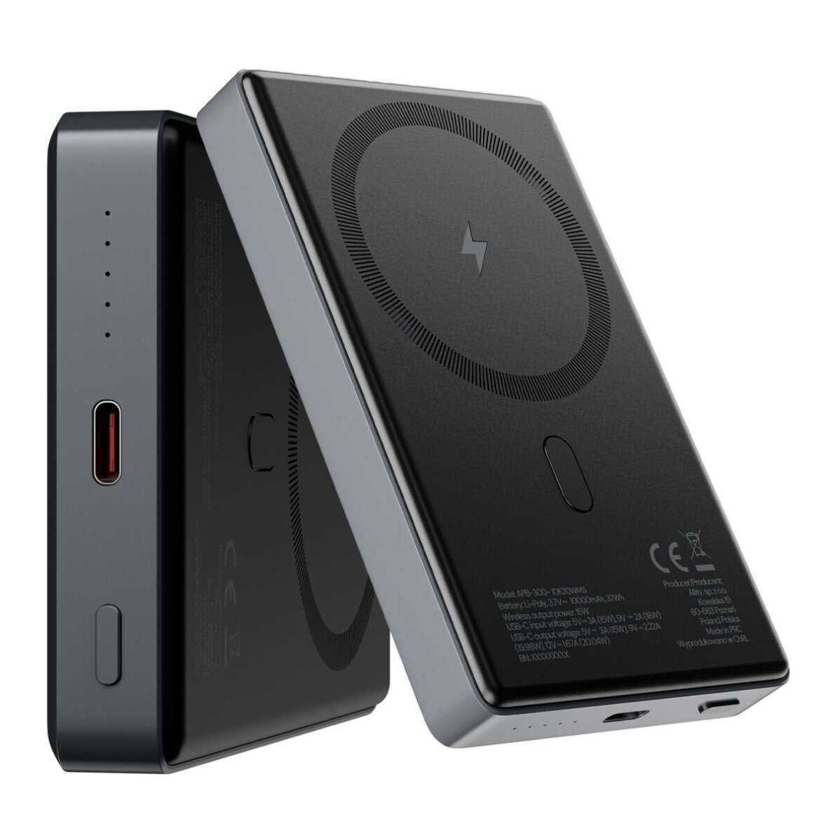 Išorinė baterija ALLITY APB-300 10.000mAh PD QC 20W MagSafe GSM187747