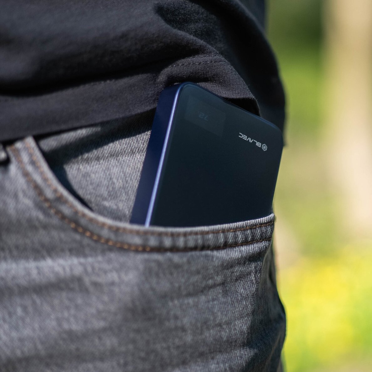 Išorinė baterija dark blue BLAVEC 3 in 1 Slim Glass BJ-04 5000mAh 22.5W Type-C + MagSafe PBBJ04-MC5N 4