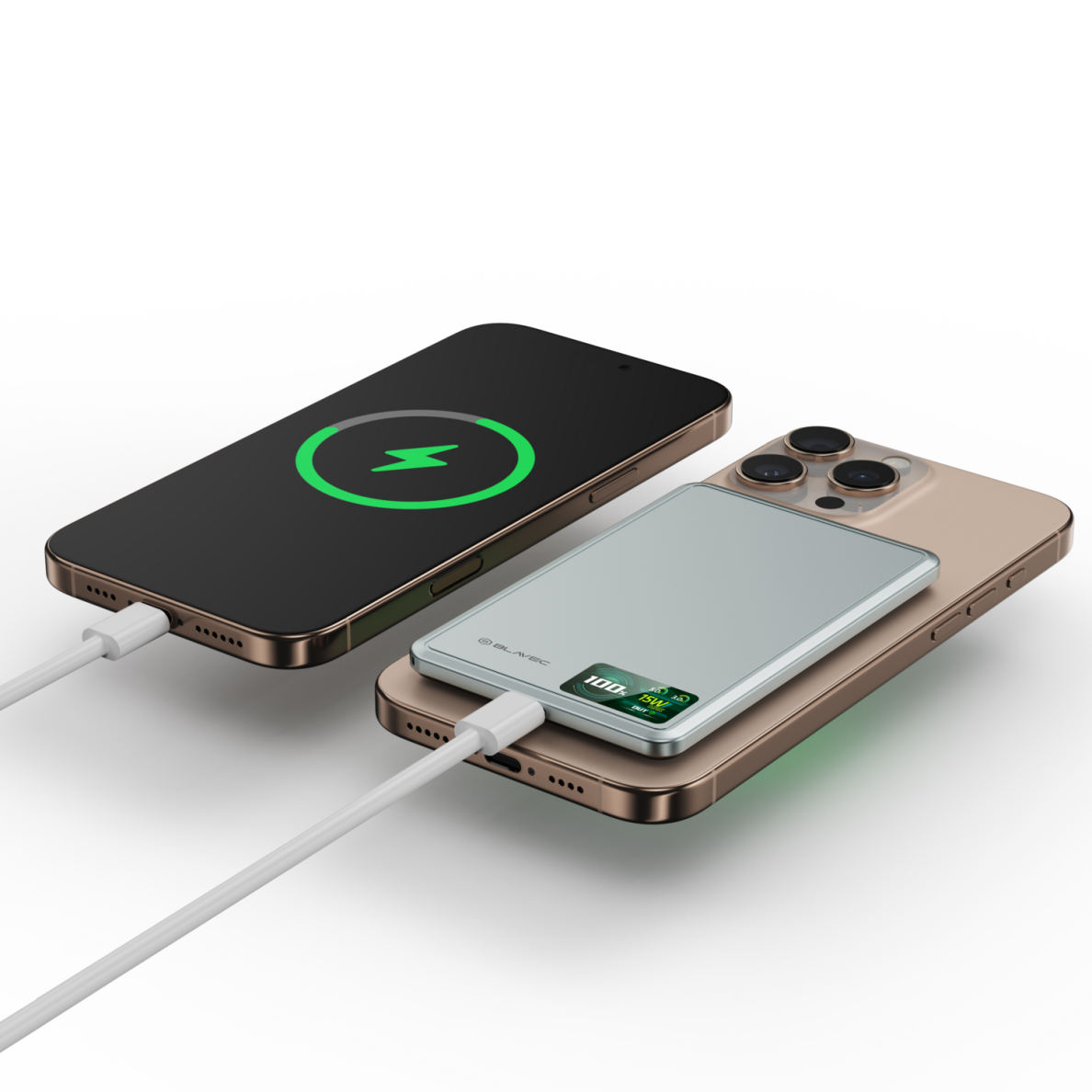 Išorinė baterija grey BLAVEC 3 in 1 Slim 10.000mAh 22.5W Type-C + MagSafe PBBJ03-MC10G 7 Išorinė baterija grey BLAVEC 3 in 1 Slim 10.000mAh 22.5W Type-C + MagSafe PBBJ03-MC10G 7