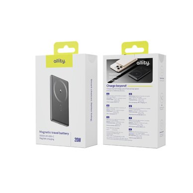 Išorinė baterija ALLITY APB-300 5000mAh PD QC 20W MagSafe GSM187746 10 Išorinė baterija ALLITY APB-300 5000mAh PD QC 20W MagSafe GSM187746 10