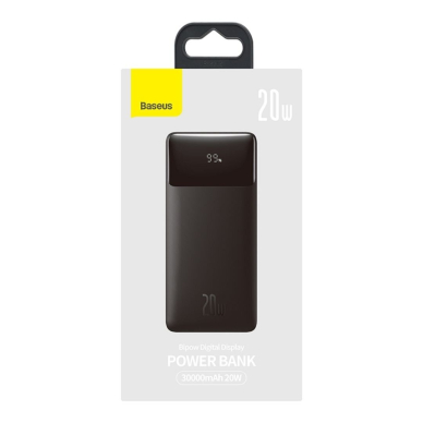 Išorinė baterija Bipow LiPo Baseus black 30000mAh 20W PPBD050401 9