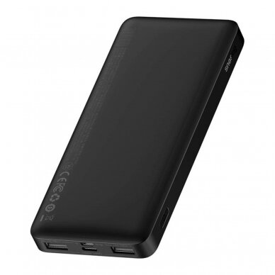 Išorinė baterija Bipow Overseas Baseus juoda 10000mAh 15W PPBD050001 3