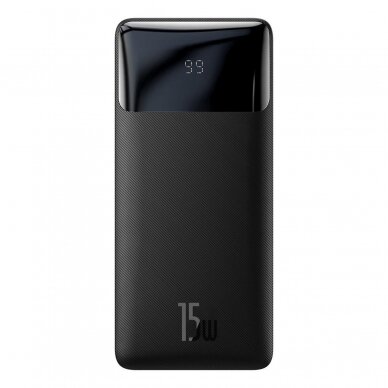 Išorinė baterija Bipow Overseas Baseus juoda 10000mAh 15W PPBD050001 17