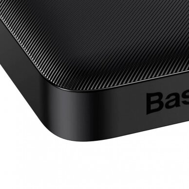 Išorinė baterija Bipow Overseas Baseus juoda 10000mAh 15W PPBD050001 4