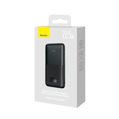 Išorinė baterija Bipow Pro Baseus juoda 10000mAh 22,5W PPBD040001 18