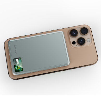 Išorinė baterija grey BLAVEC 3 in 1 Slim BJ-03 5000mAh 22.5W Type-C + MagSafe PBBJ03-MC5G 3