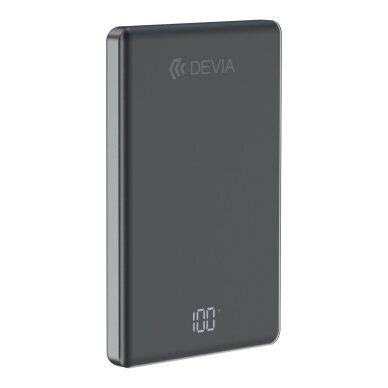 Išorinė baterija grey DEVIA 5000mAh PD 20W EP190 Išorinė baterija grey DEVIA 5000mAh PD 20W EP190