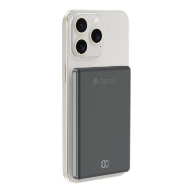 Išorinė baterija grey DEVIA 5000mAh PD 20W EP190 2