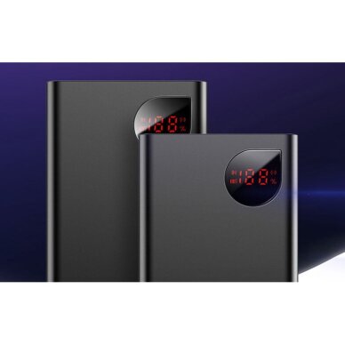 Išorinė baterija LiPo BASEUS ADAMAN black 20000mAh 22.5W 2xUSB + TYPE-C PPAD070101 3