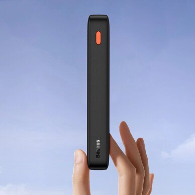 Išorinė baterija LiPo BASEUS Airpow black 20000mAh 20W USB + TYPE-C P10022804113-00 1 Išorinė baterija LiPo BASEUS Airpow black 20000mAh 20W USB + TYPE-C P10022804113-00 1