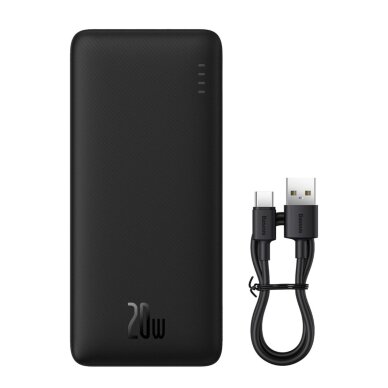 Išorinė baterija LiPo BASEUS Airpow black 20000mAh 20W USB + TYPE-C P10022804113-00 5