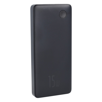 Išorinė baterija LiPo Baseus black 10000mAh 15W + USB-C 1