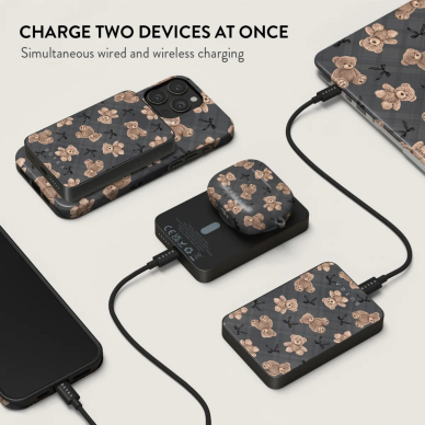 Išorinė baterija Magsafe BFF Gunmetal BURGA 5000mAh 5