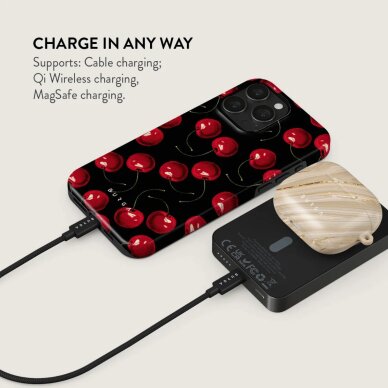 Išorinė baterija Magsafe Cherrybomb Gunmetal BURGA 10000mAh 3
