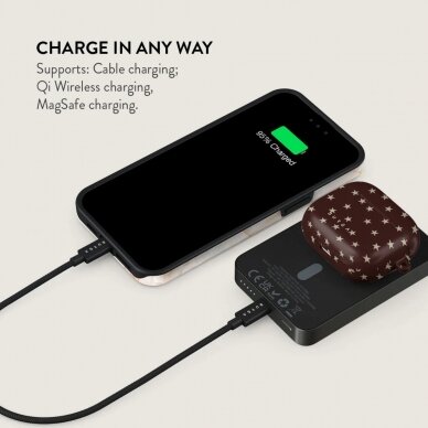Išorinė baterija Magsafe Wonderland Gunmetal BURGA 5000mAh 3