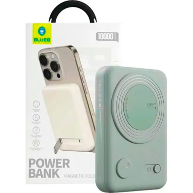 Išorinė baterija mint green BLUEO Magsafe 10.000mAh