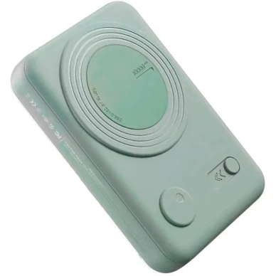 Išorinė baterija mint green BLUEO Magsafe 10.000mAh 2