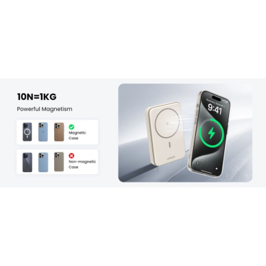 Išorinė baterija UGREEN 10000mAh 20W su Magsafe PB561 3