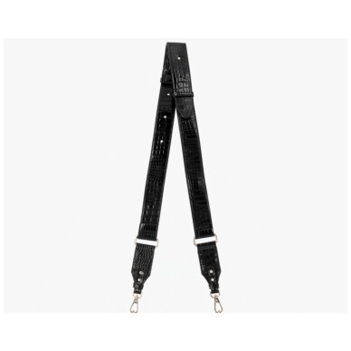 Jet Black Croco Strap iDeal Of Sweden