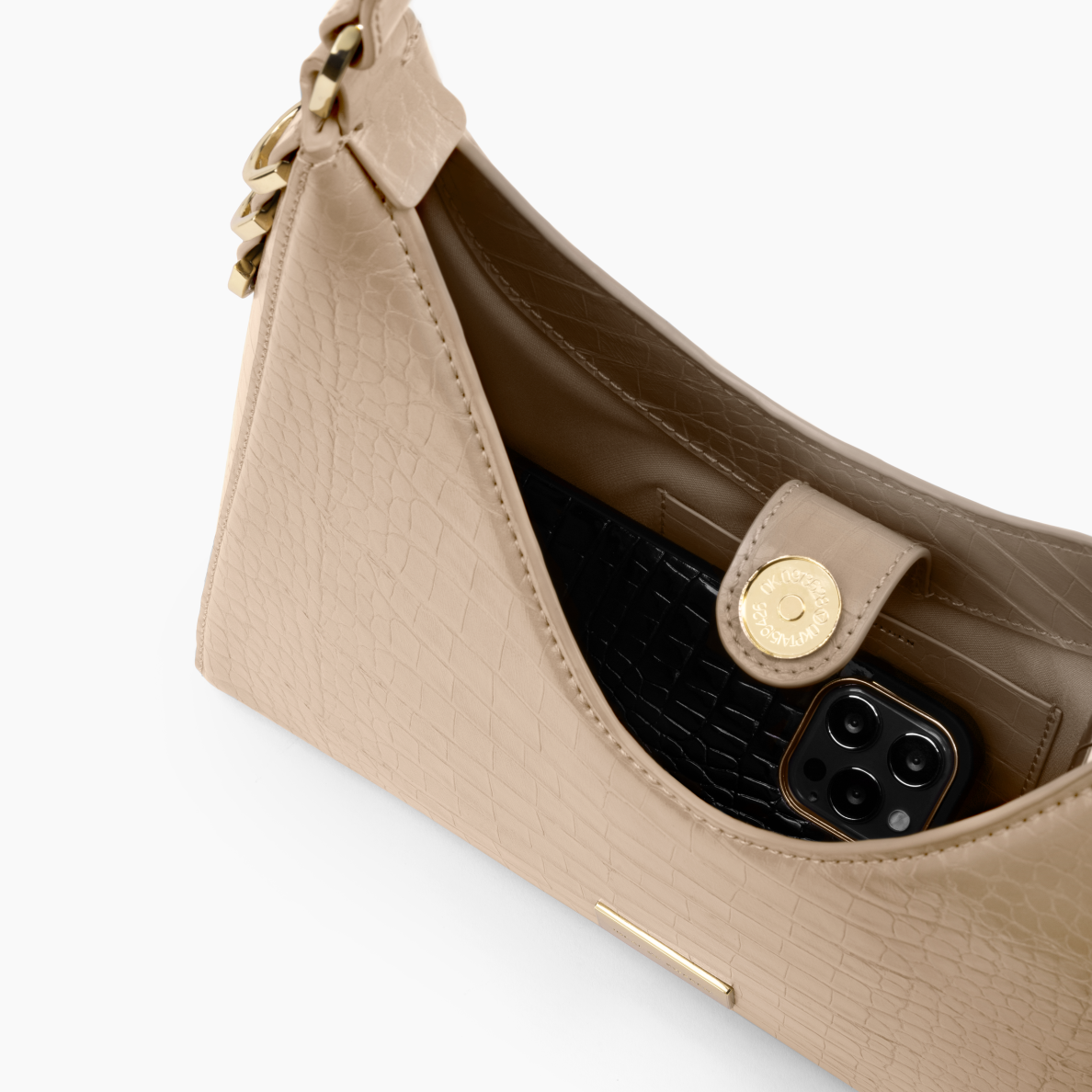 Jolie Curve - Cut iDeal Of Sweden Bag Fudge Croco 2