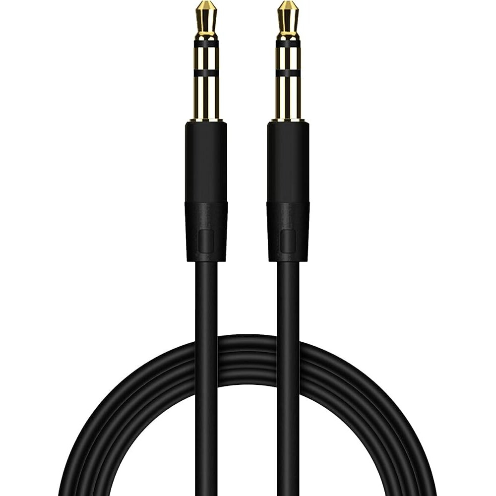 Juodas AUX laidas 1M M2-0706