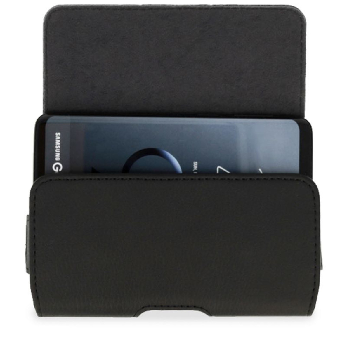 Juodas TELONE dėklas diržui 16 dydis 2