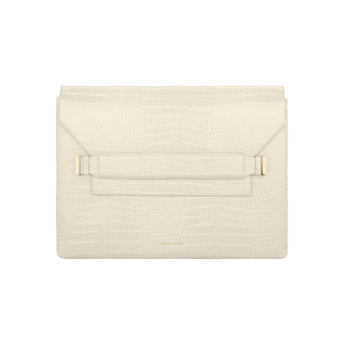 June iDeal Of Sweden Laptop Sleeve 16 Creame Beige Croco