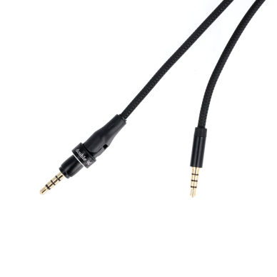 Juodas AUX laidas 90° 1.2M M2-0752 7